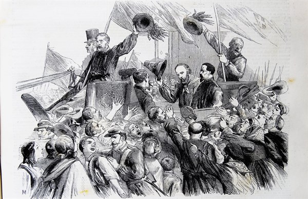 Garibaldi's entry into Naples.