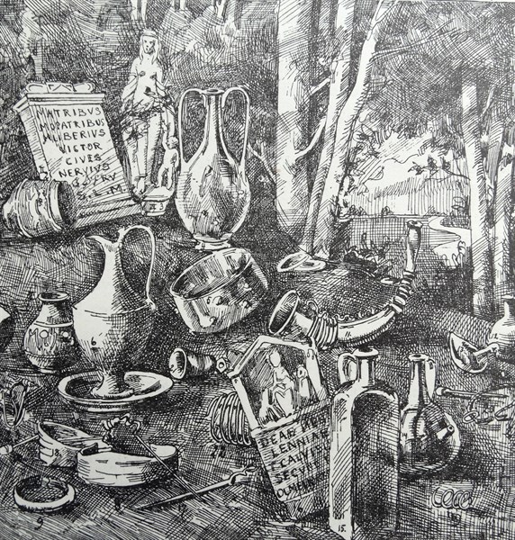 Roman grave with hoard of treasure