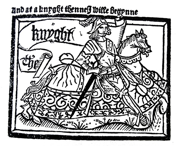 The Chaucer's Knight, from the Canterbury Tales