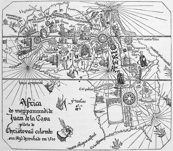 Africa as it was known after Vasco Da Gama's expeditions.