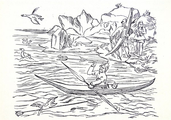 Greenlanders as seen by Martin Frobisher