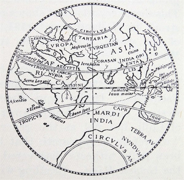 The Silver map of the world.