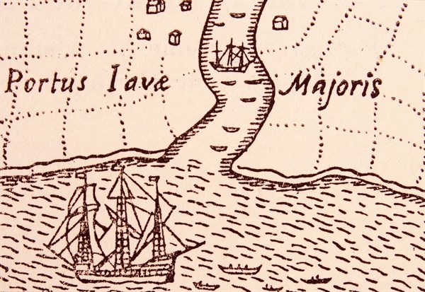 The Golden Hind at Java.