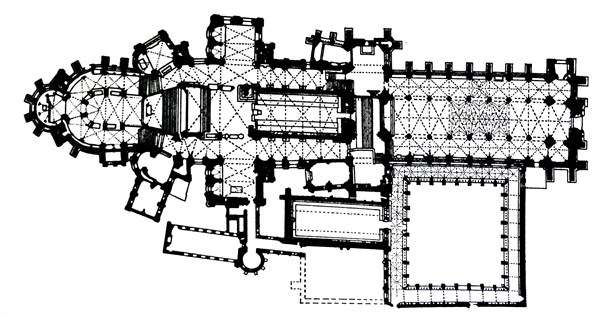 Canterbury cathedral floor plan