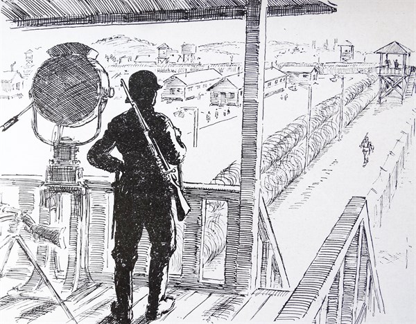A german Prison camp for Prisoners of war 1943