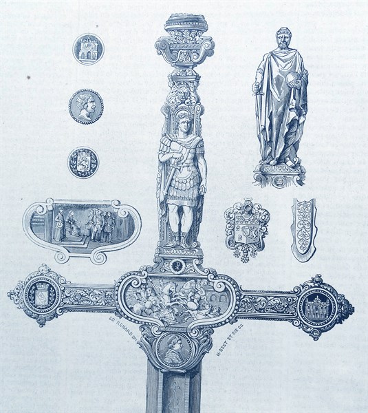 Sword of General Oudinot offered by the city of Lyon.