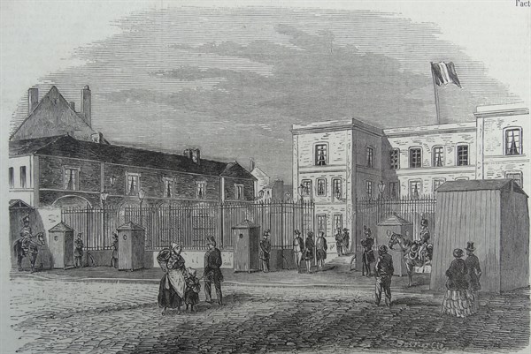 Illustration of a hotel in Dieppe