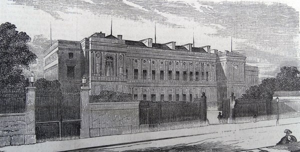 Illustration of the New Hotel of the Minister of Foreign Affairs in des Invalides