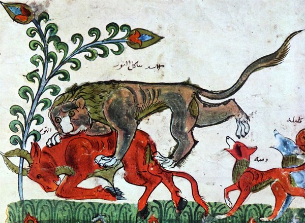 The Lion Pingalaka is one of the Panchatantra, an ancient Indian inter-related collection of animal fables