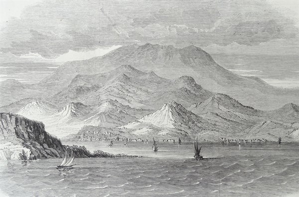 Messina, as seen from Calabria.