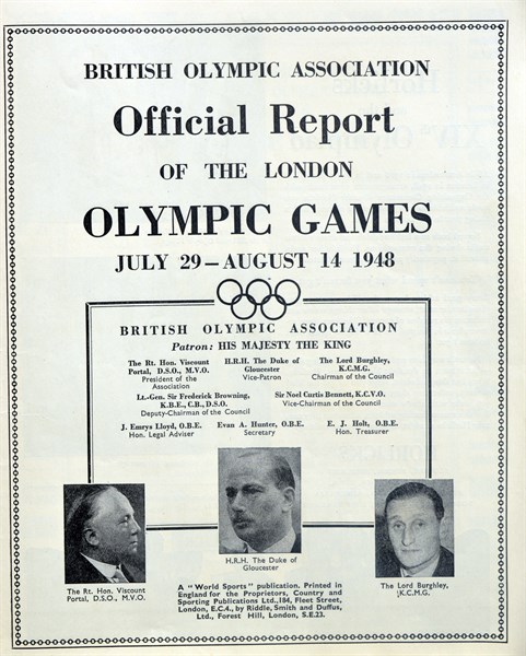 Official report of the London Olympic Games, 1948.