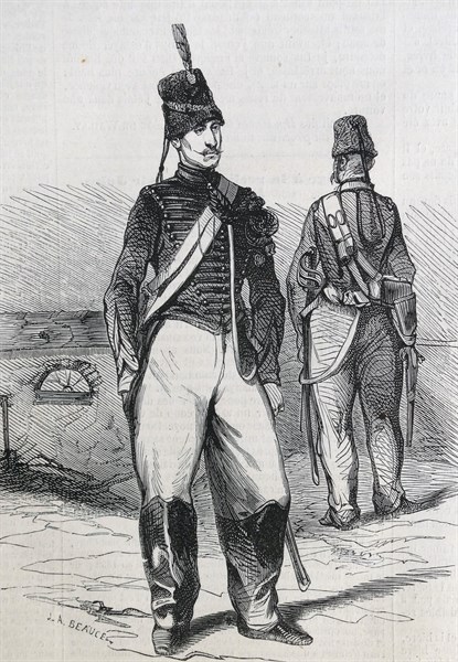 French cavalry uniform 1860