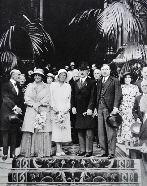 Queen Wilhelmina; Princess Juliana and Prince Henry of Mecklenburg