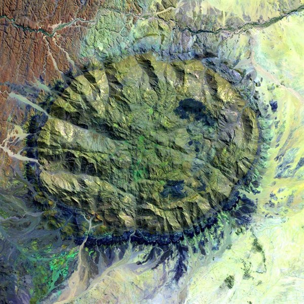 Brandberg Massif in the central Namib Desert, Namibia, Africa