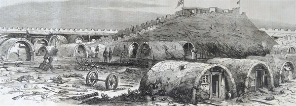 Engraving depicting the war in China