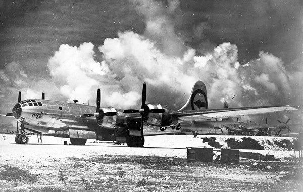Enola Gay Boeing became the first aircraft to drop an atomic bomb.