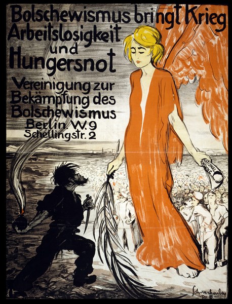 World War One German anti-communist poster