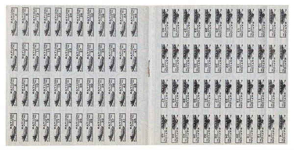 Copy of a World War Two US Ration Booklet