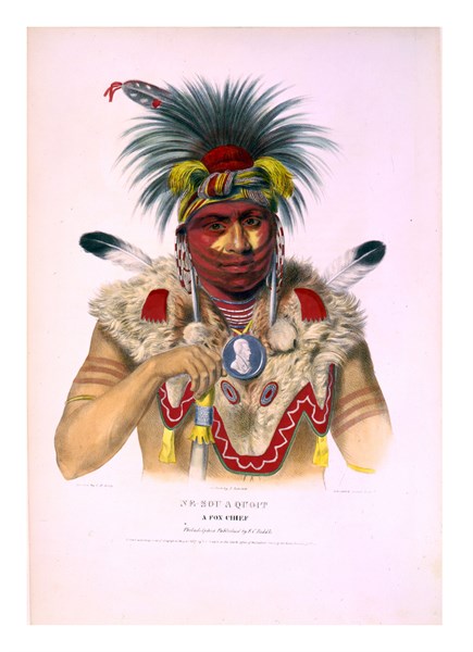 Ne-Sou-A Quoit, a Fox chief