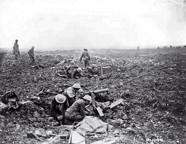 Canadian machine gunners