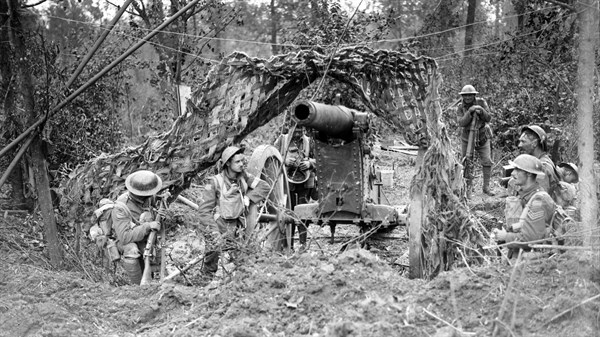 Canadian soldiers in the Battle of Amiens