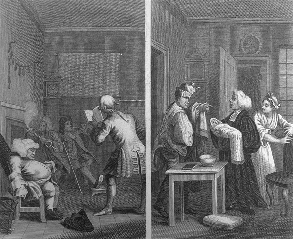 Engraving by William Hogarth