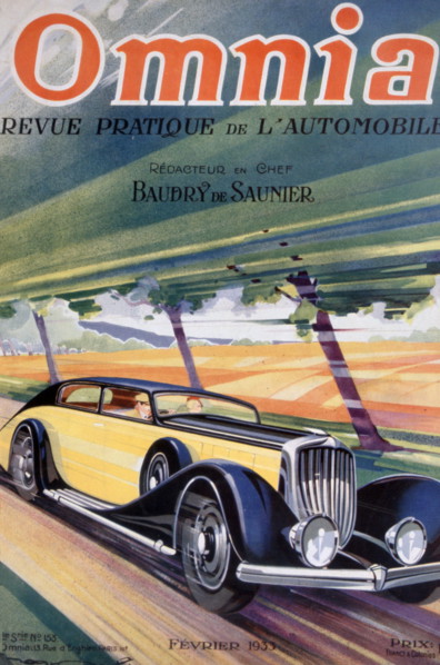 Cover of Omnia Motoring magazine