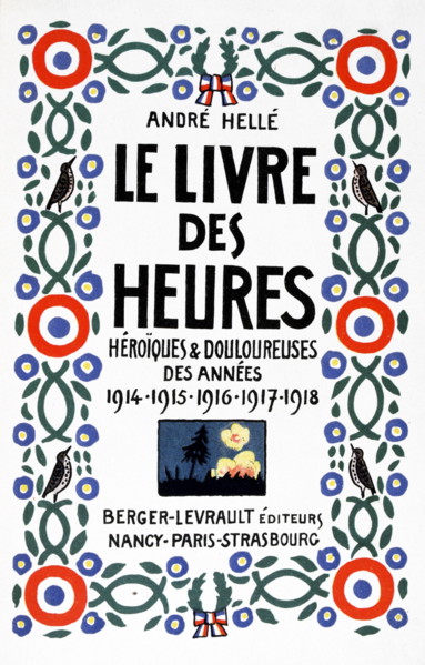 Commemorative book of hours of WWI