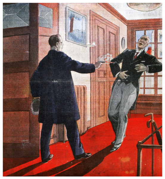 Assassination attempt on Roger Fachot, Attorney-General of Colmar, France in December 1928