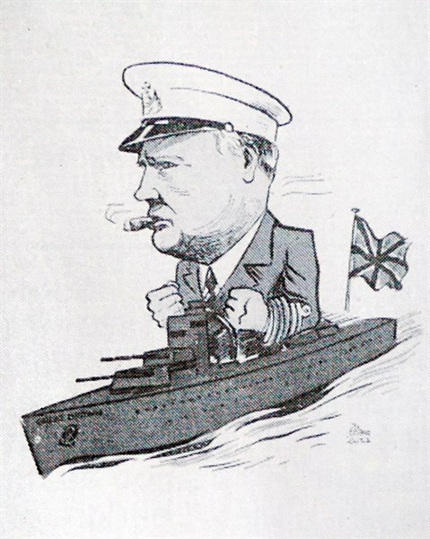 British Politician Winston Churchill