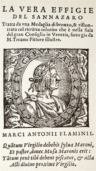 Page from 'Arcadia' by Jacopo Sannazaro