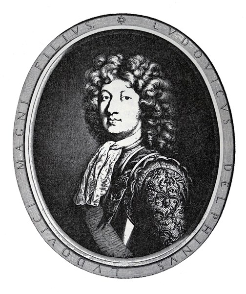 Engraved portrait of Louis, Grand Dauphin