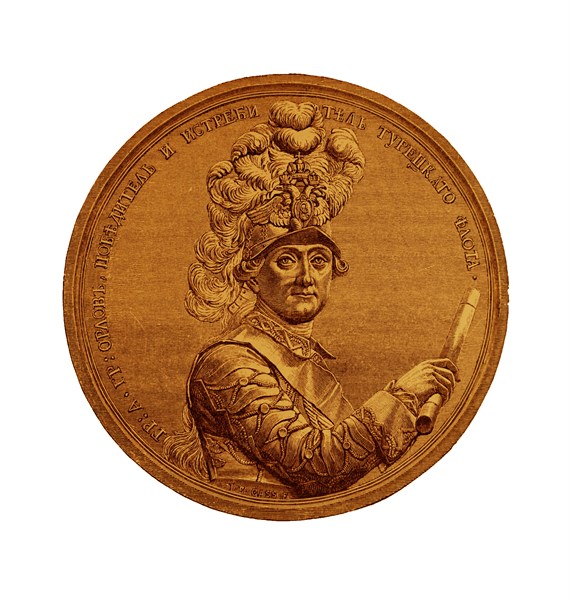 Engraved portrait of Alexei Grigoryevich Orlov