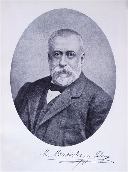 Portrait of Marcelino Menéndez Pelayo