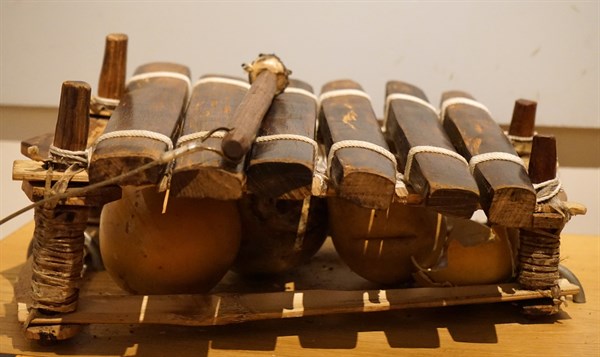 A Balafon, which is an instrument similar to a Xylophone, but it has gourds which make the sound resonate
