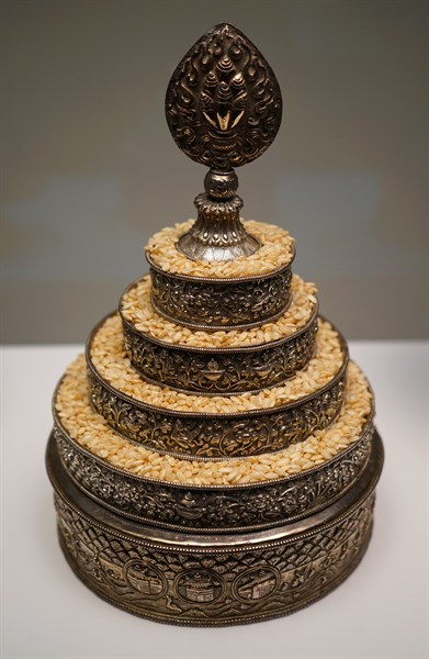 Rice mandala from Tibet