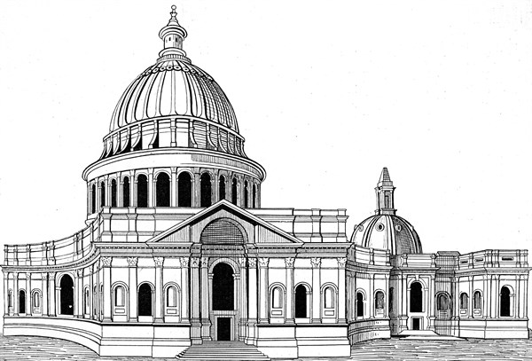 Original model for St Paul's Cathedral designed by Sir Christopher Wren