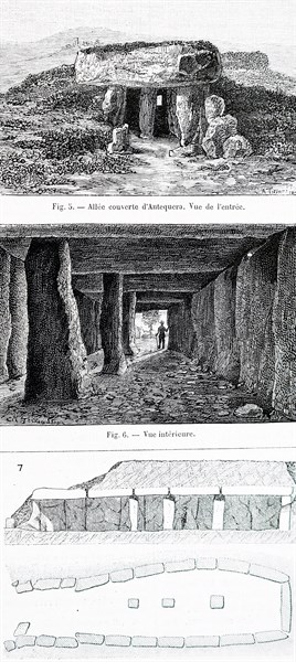 The discovery of the ancient megalithic tombs known as the 'Corte de Guadiana' in Spain