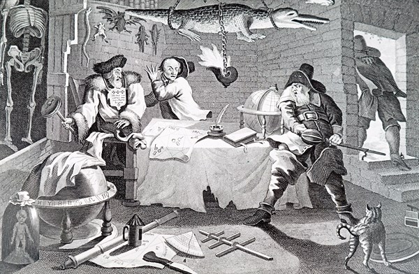 An Occult scene by William Hogarth