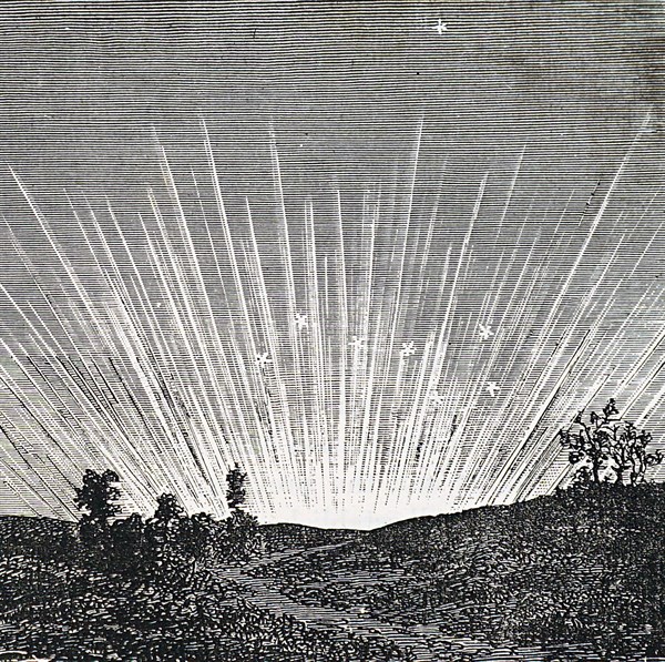 The Aurora Borealis observed from Berville-sur-Mer