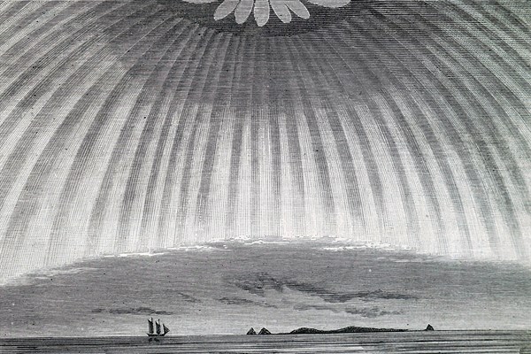 The Aurora Borealis observed from Orléans