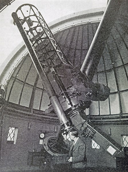 Photograph of The Yapp Dome and Telescope, presented by William Johnstone Yapp