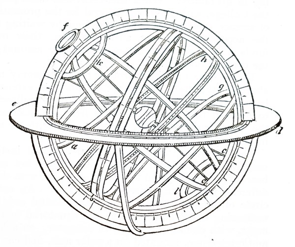An armillary sphere