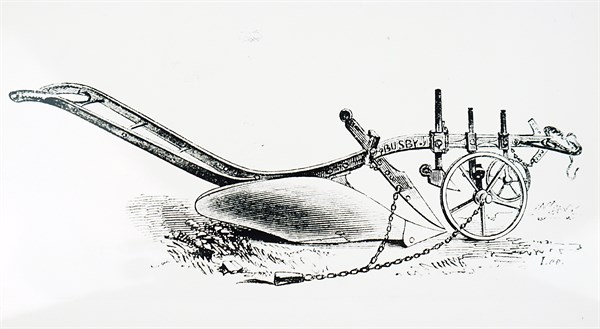 The Busby two-horse plough