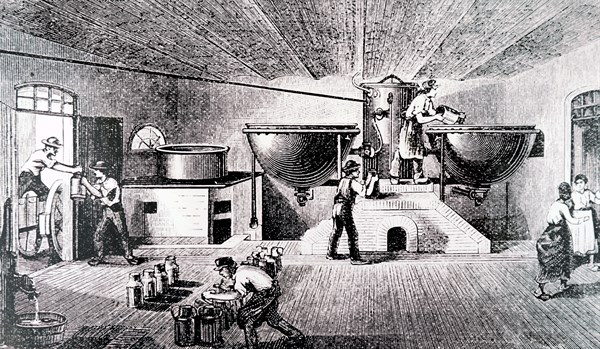 The making of Brie at the Maison-du-Val dairy in France