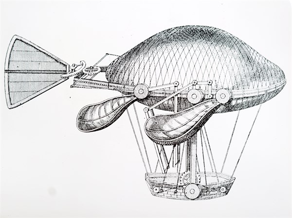 Ferdinand Lagleize's navigable balloon