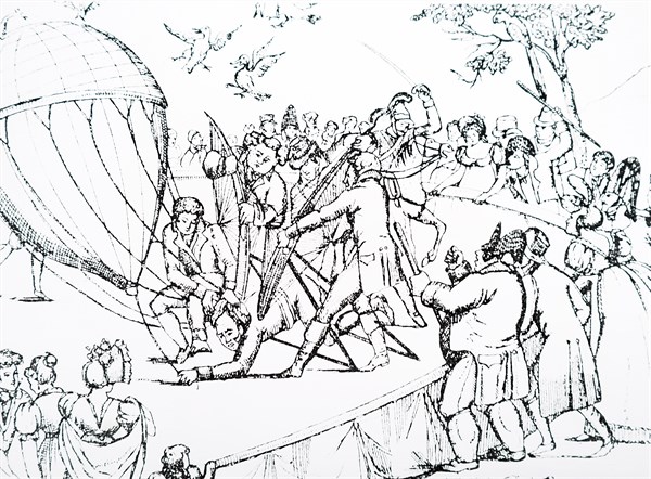 Charles Genêt's plan for a flying machine