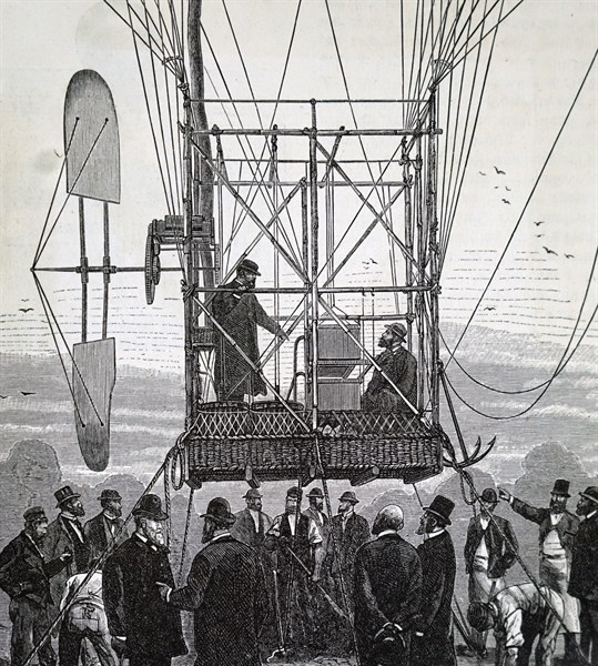 An idea for a sailing balloon
