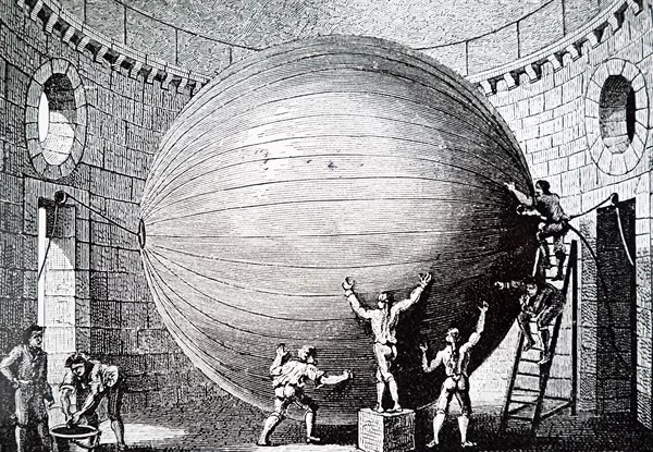 The varnishing of a balloon