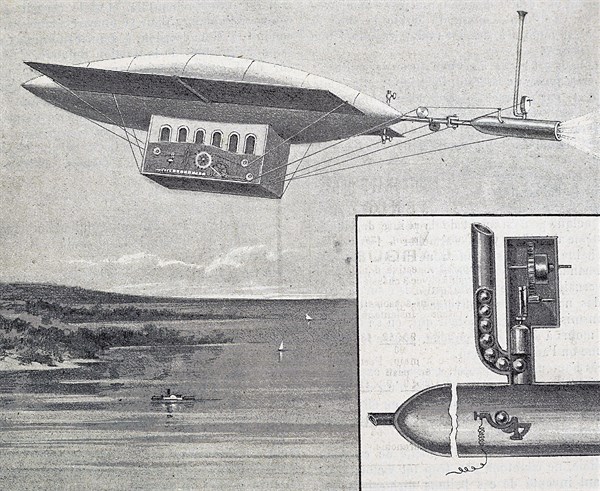 A French air-ship